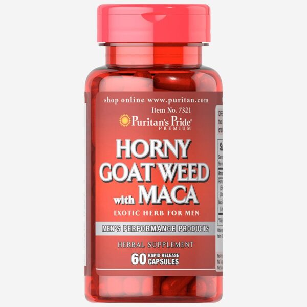 Horny Goat Weed with Maca 500 mg / 75 mg x 60 capsules