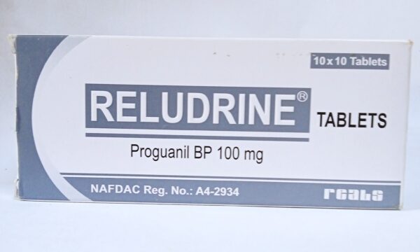 Reludrine Proguanil Tab100mg Per Card