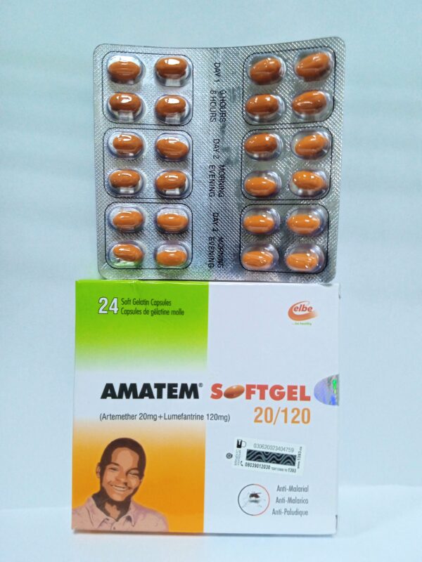 Amatem softgel 20\120 x 24tabs