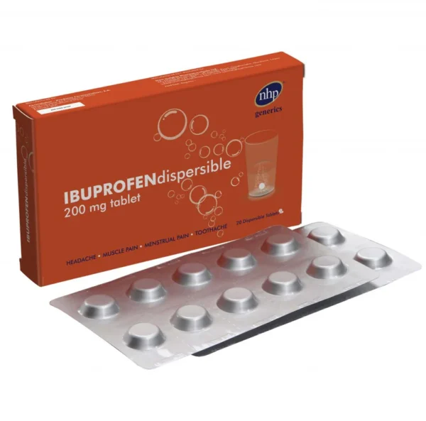Ibuprofen Dispersible per card