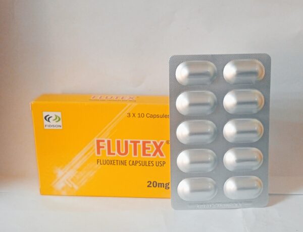 Flutex fluoxetine 20mg per card