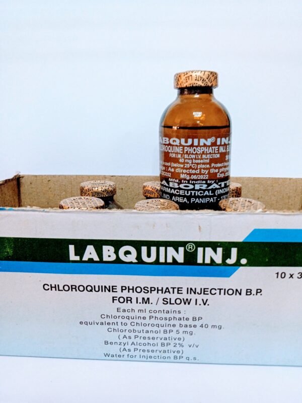 Chloroquine phosphate BP Injection for I.M & IV Per Vial