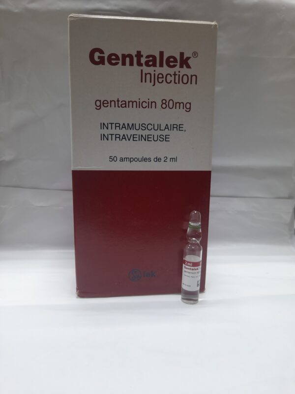 Gentalek 80mg/2ml per ampoule