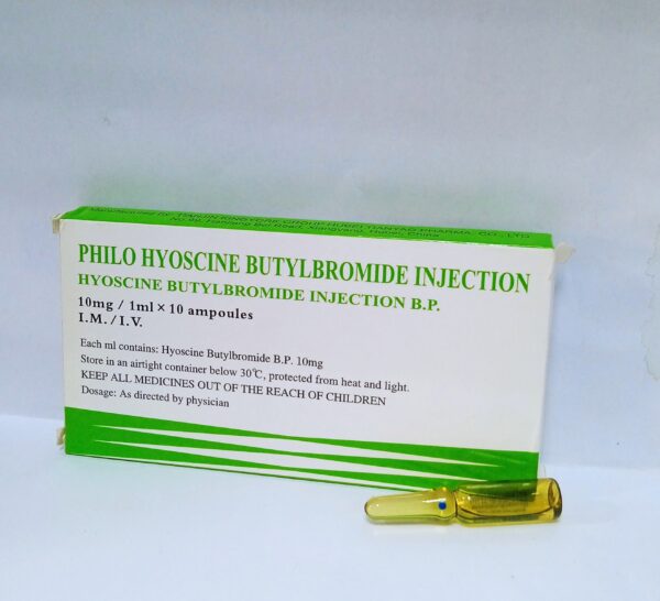 Hyoscine butylbromide injection 10 mg per ampoule
