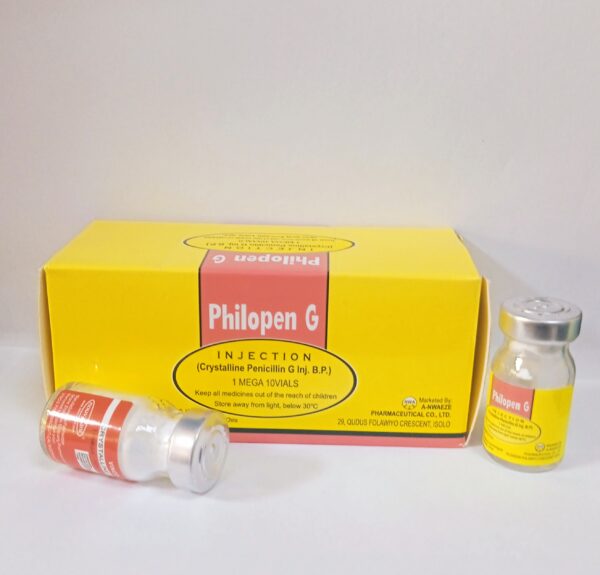 Crystalline penicillin per vial