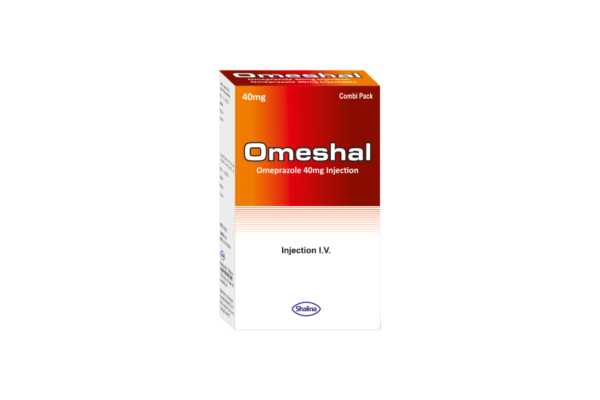Omeshal Omeprazole 40mg Injection