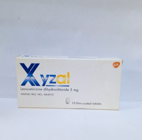 Xyzal (Levocetirizine Hydrochloride 5mg) x10 Tablets