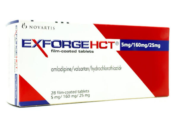 Exforge HCT (Amlodipine+Valsartan+Hydrochlorothiazide) Per Card of 7 Tablets