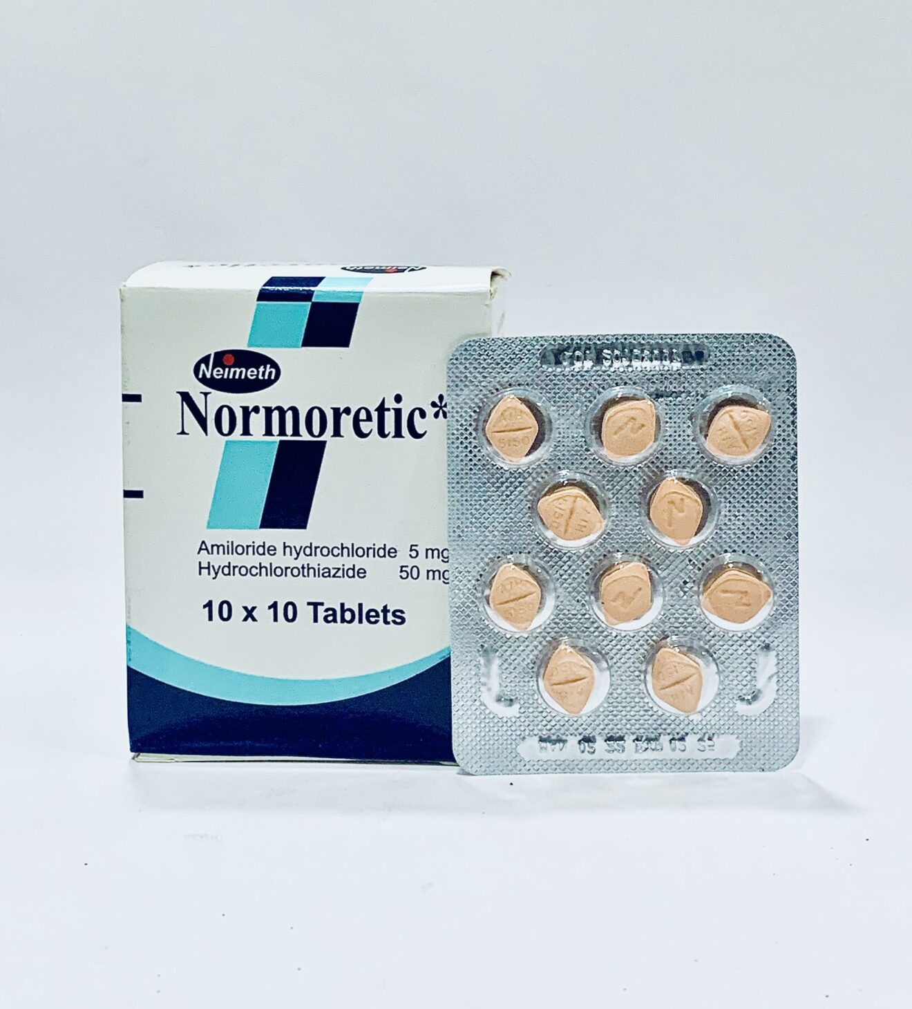Moduredic Normoretic (Amiloride 5 mg and Hydrochlorothiazide 50 mg) Per Card of ...