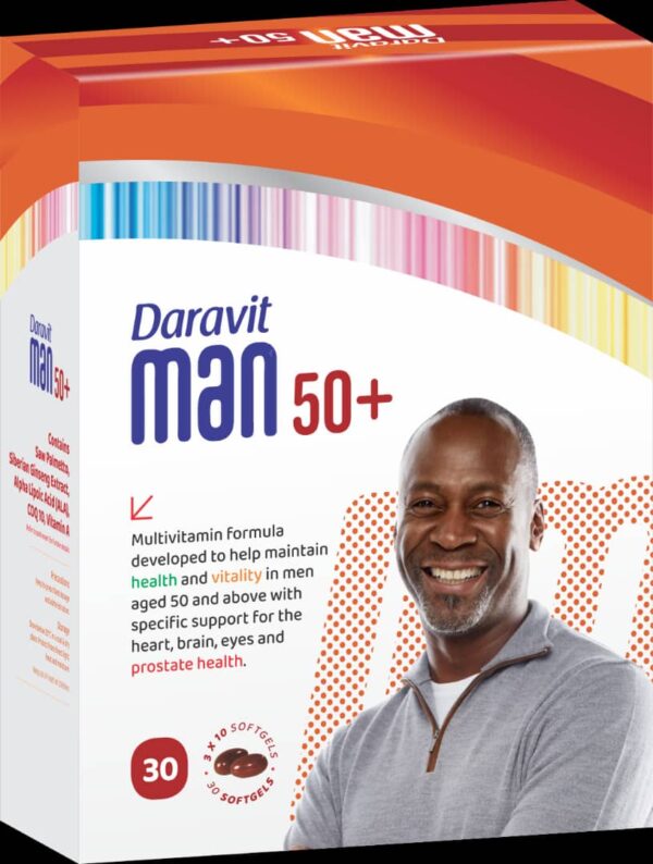 Daravit Women & Men 50+ Softgel Per Card of 10 Softgel