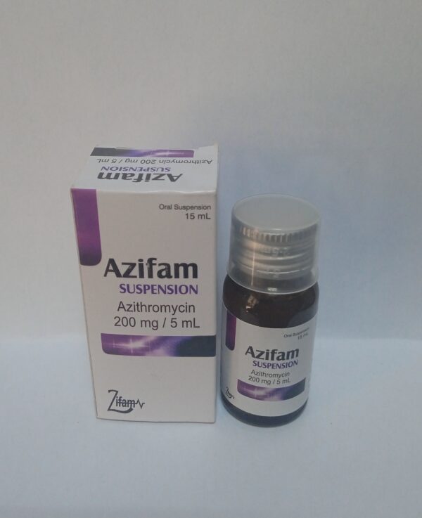 Azifam (Azithromycin Suspension) 200mg/5ml 15ml