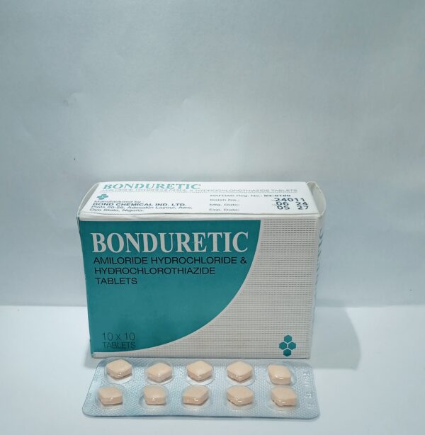 Bonduretic (Amiloride Hydrochloride & Hydrochlorothiazide) Per Card