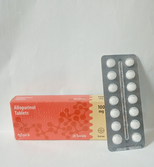 Allopurinol 100mg Per Card of 14 Tablets