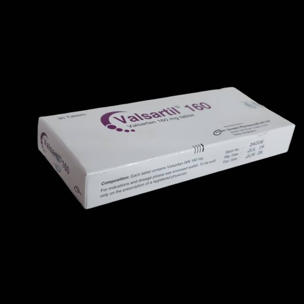 Valsartil (Valsarttan 160mg) Per Card of 10 Tablets – Beta Pharmacy